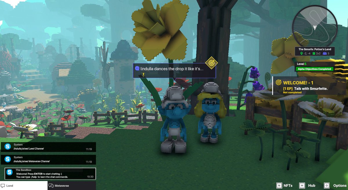 dulla_lin's tweet photo. @TheSandboxGame wow ! I just participated in The Smurfs Giveaway for a chance to win a Season 3 Alpha Pass! Check out my screenshot below! 👇 https://t.co/EwyrrLqfem