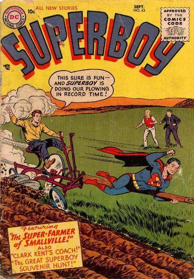 jeffs_comics's tweet photo. I β€ #cornmazes
Comic books definitely have an urban skew, but Superboy has down on the farm roots to dig up some imagery. Corn mazes are something I've grown fond of. https://t.co/jHHf7uFPFQ
