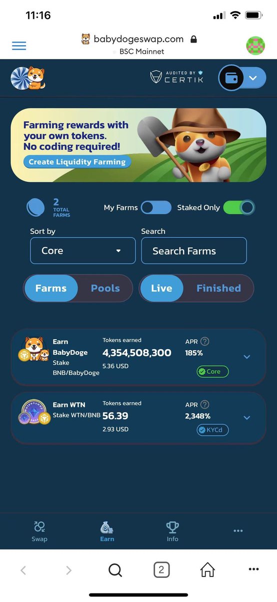 KentYong15's tweet photo. @babydoge 🚀 🚀 🚀 https://t.co/Fta74ycxmF
