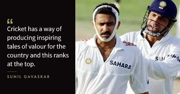 Happy Birthday to Anil Kumble, one of the toughest cricketers to have played the game. The image says it all. 