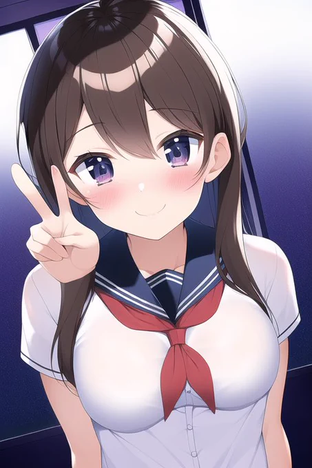 「female high-school student ,15 years old,double peace,medium breast,kawaii,cinematic angle」

ダブルピースの15歳の女子高生

1 描いて欲しい絵
2 3 4  実際に生成された絵

う、うーん…… 