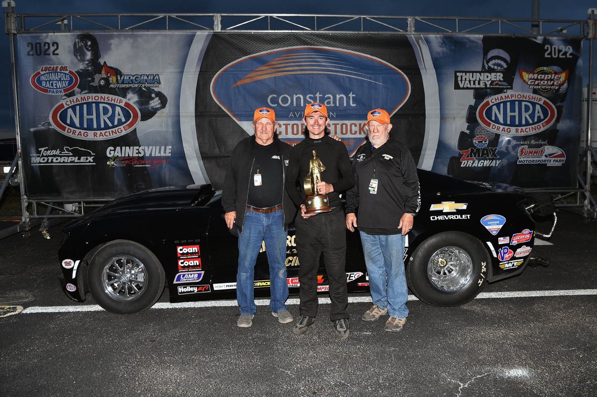 FactoryStockSho's tweet photo. Congrats to Aaron Stanfield the Texas @nhra Fall Nationals @constantavn Factory Stock Showdown winner #speedforall #fallnats #stampedeofspeed https://t.co/5HdlZeqcOe