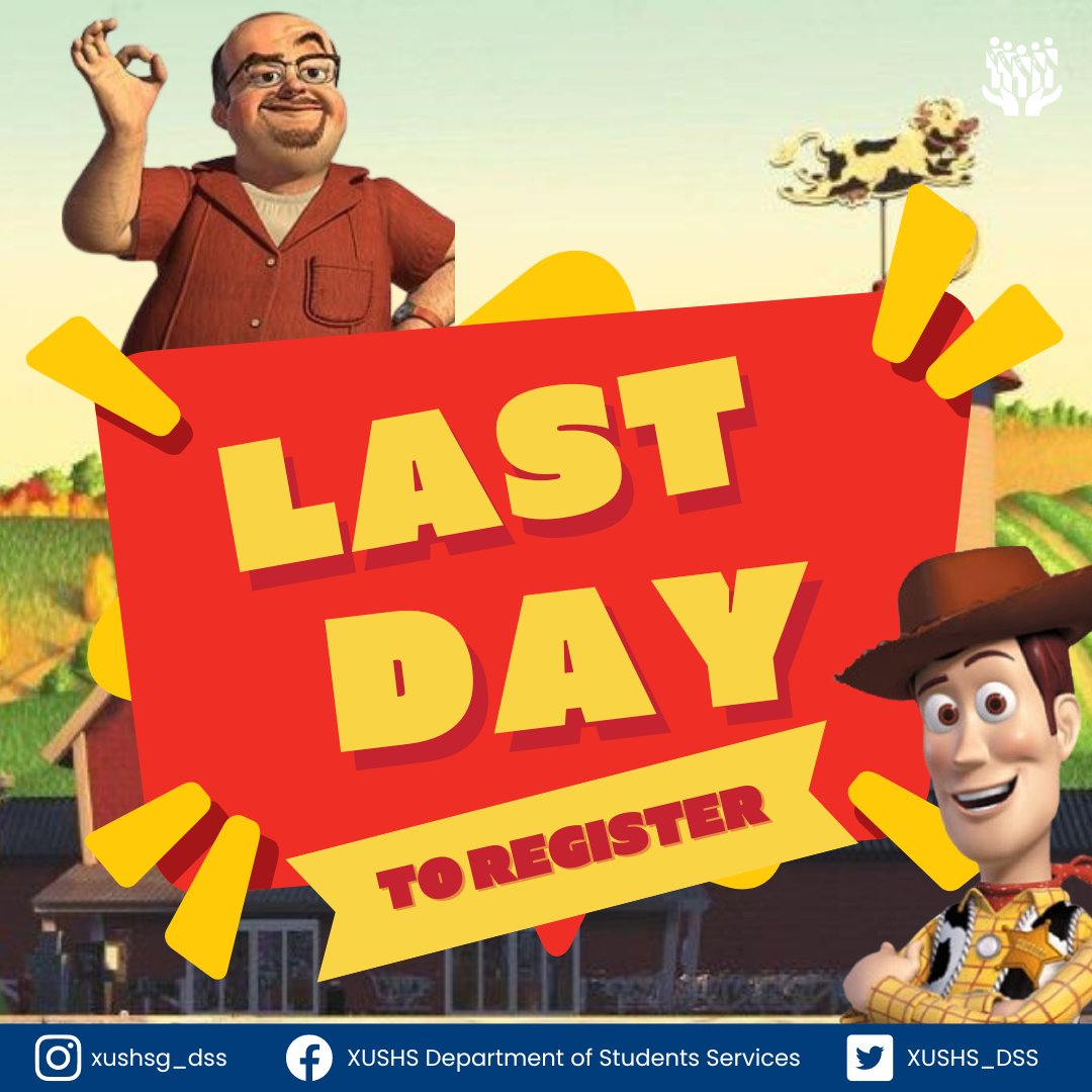 XUSHS_DSS's tweet photo. Howdy, Ka-Atenistas! 🤠✨

We, the Department of Students Services (DSS), would like to inform you that today’s the 𝗹𝗮𝘀𝘁 𝗱𝗮𝘆 to register to become a volunteer for the 𝐁𝐮𝐝𝐝𝐲-𝐁𝐮𝐝𝐝𝐲 𝐒𝐲𝐬𝐭𝐞𝐦! https://t.co/ei239r9vc1
