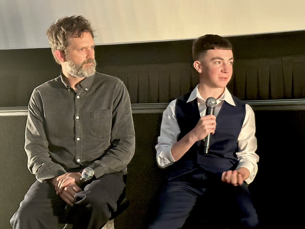 DigitalLA's tweet photo. #Joyride screening at #NBFF:
- stars Olivia Colman and first time movie actor Charlie Reid @nbff https://t.co/zokaCZKOtB