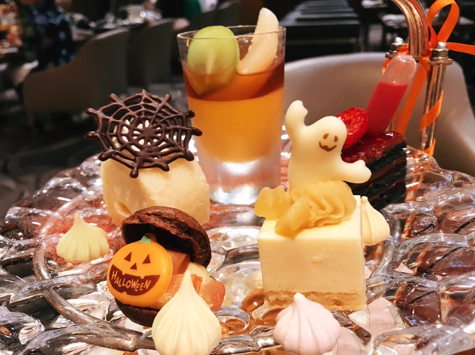 今年も名古屋東急ホテルのハロウィンアフタヌーンティーを食べに来た4000円! 