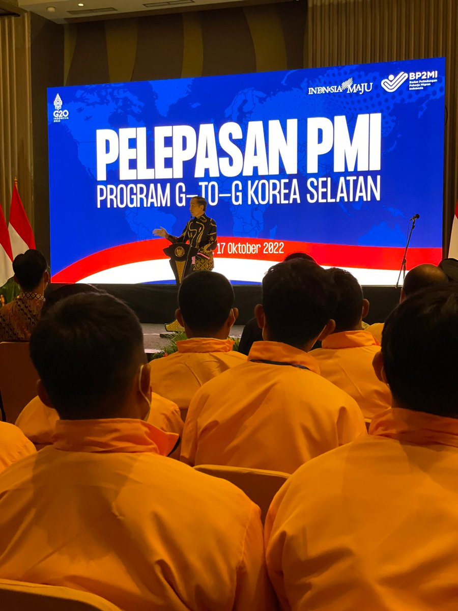 Bentuk kepedulian dan keberpihakan negara pada PMI adalah dgn membebaskan biaya untuk tiap acara Prelim yg mana dulu nya PMI yg ikut wajib bayar  

#JokowiBersamaPMI
Bukti Negara Hadir

<a href="/benny_Rhamdani_/">Kepala BP2MI</a>