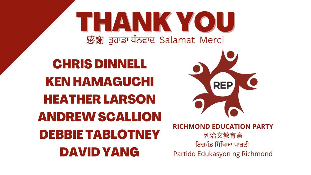Richmond Education Party (REP) tweet media