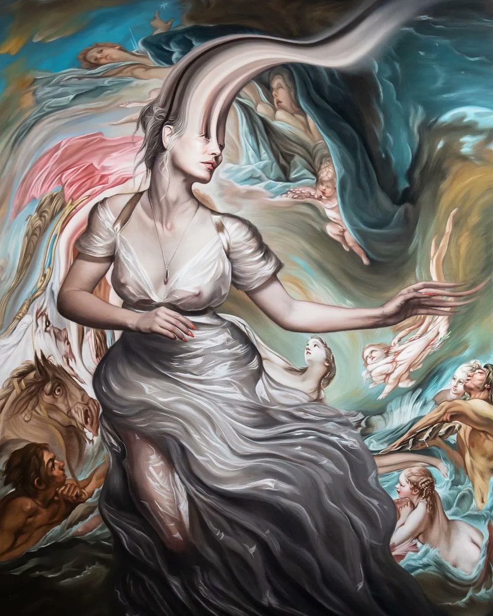 BeautifulBzarre's tweet photo. “I am depicting that period of history as unsettling, tainted and bizarre, as it was, and I distort things similarly to how things have been distorted in history and the press.”

We interviewed @BenAshtonArt in Issue 35 and gathered some fascinating insights.

#beautifulbizarre https://t.co/TnaEso9iVk
