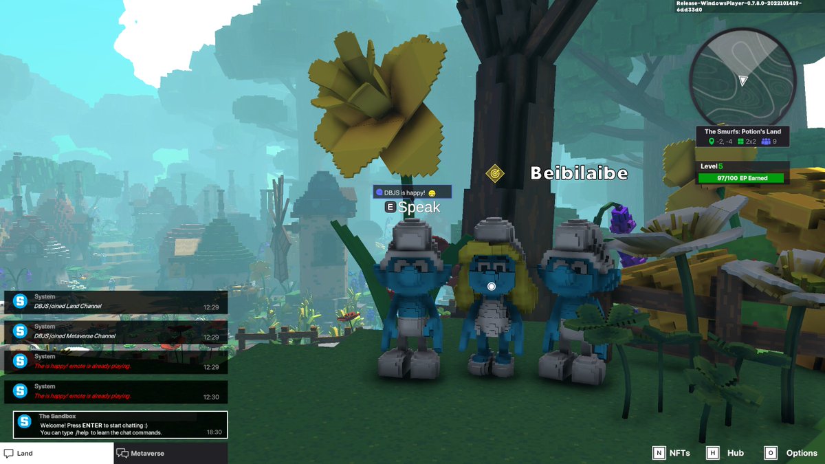 dongbujiso's tweet photo. @TheSandboxGame I just participated in The Smurfs Giveaway for a chance to win a Season 3 Alpha Pass! Check out my screenshot below! 👇 https://t.co/OT4O732tr7