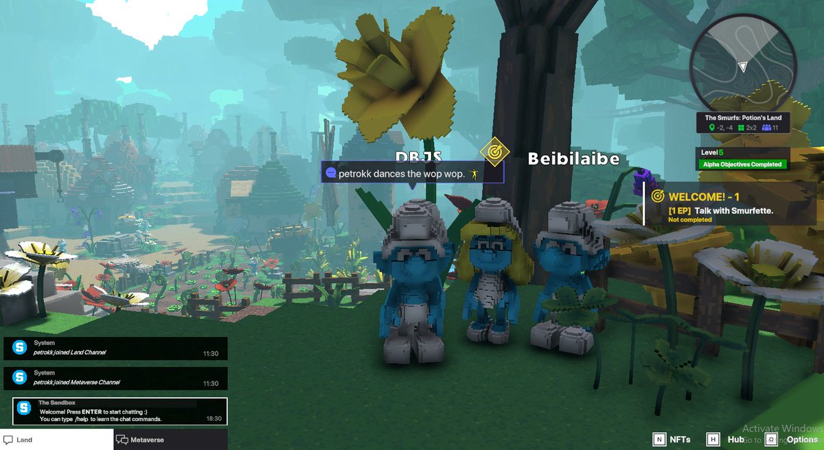 KroftPetro's tweet photo. @TheSandboxGame wow ! I just participated in The Smurfs Giveaway for a chance to win a Season 3 Alpha Pass! Check out my screenshot below! 👇 https://t.co/s1qhIXSJoP