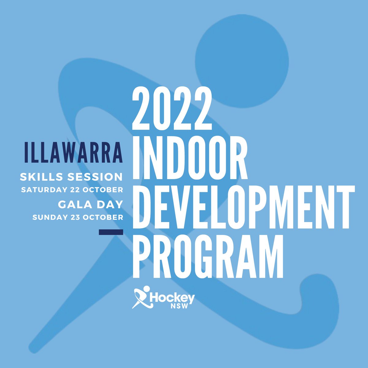 Hockey NSW is pleased to be bringing the highly successful Indoor Development Program (IDP) to Illawarra on the 22nd &amp; 23rd of October!

Register via the following link: hockeynsw.com.au/events/151954/