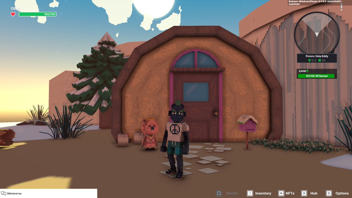 dongbujiso's tweet photo. @TheSandboxGame I just finished my quest on Pororo experience on the #SandboxAlphaS3 for a chance to win a Season 3 Alpha Pass! Here I am with a cute Pororo. Check out my screenshot!

#Pororo https://t.co/nPpxtlOYPe
