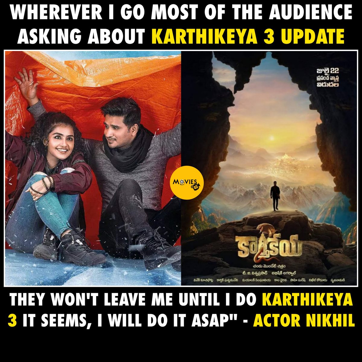 Actor #Nikhil about #Karthikeya3