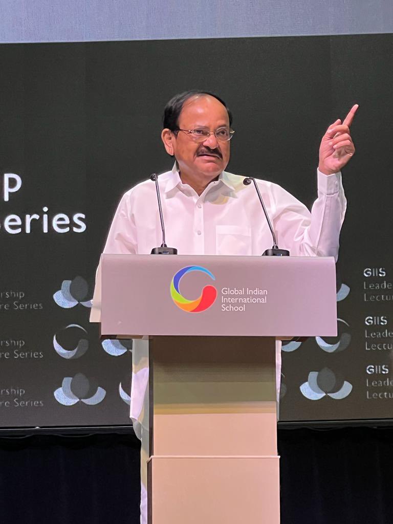 MVenkaiahNaidu's tweet photo. Delivered the GIIS Leadership Lecture in an interactive session at the Smart Campus of the Global Indian International School in Singapore today. Education should empower, enlighten & emancipate every individual & learners should be equal partners in this mission.
#GIISLLS https://t.co/td0wvizLmU
