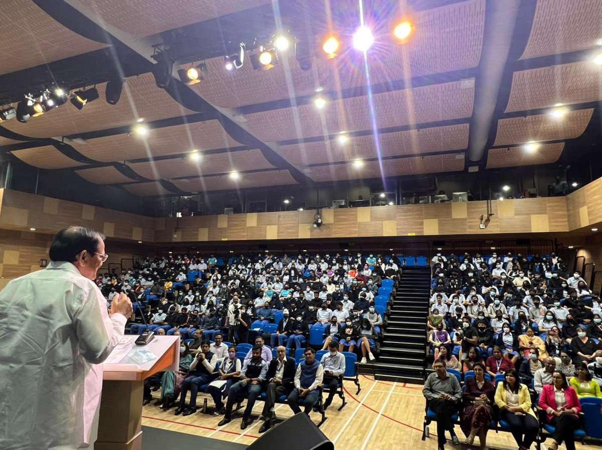 MVenkaiahNaidu's tweet photo. Delivered the GIIS Leadership Lecture in an interactive session at the Smart Campus of the Global Indian International School in Singapore today. Education should empower, enlighten & emancipate every individual & learners should be equal partners in this mission.
#GIISLLS https://t.co/td0wvizLmU