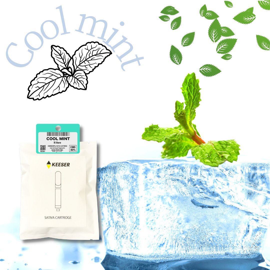 keeser_cbd's tweet photo. 爽快感が癖になるフレーバー「Cool mint」

タバコを辞めたい方などにもお勧めです！ https://t.co/xzBY17Vmll