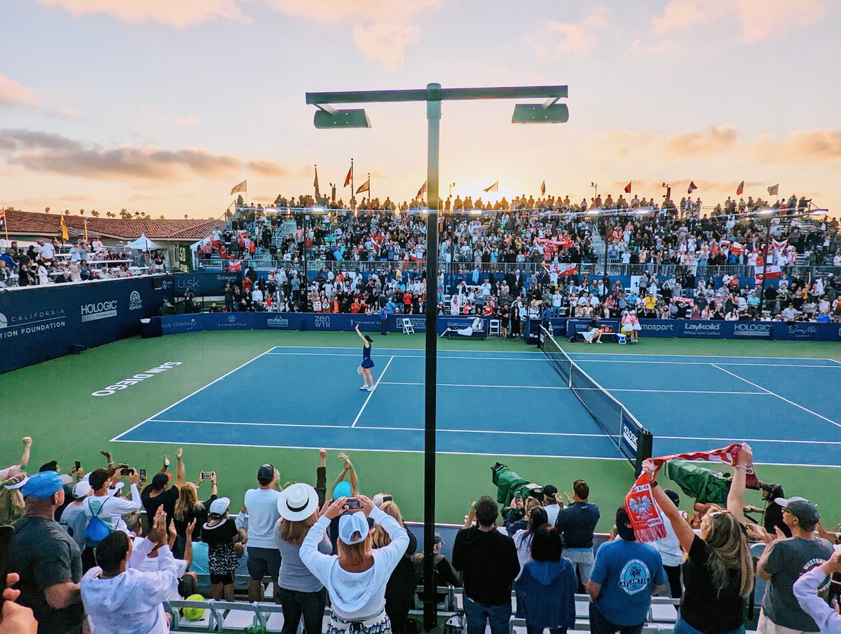 adotphoto's tweet photo. #1 in the world. Congrats champ @iga_swiatek #SDopen #wtatennus https://t.co/wFRku8GWkM
