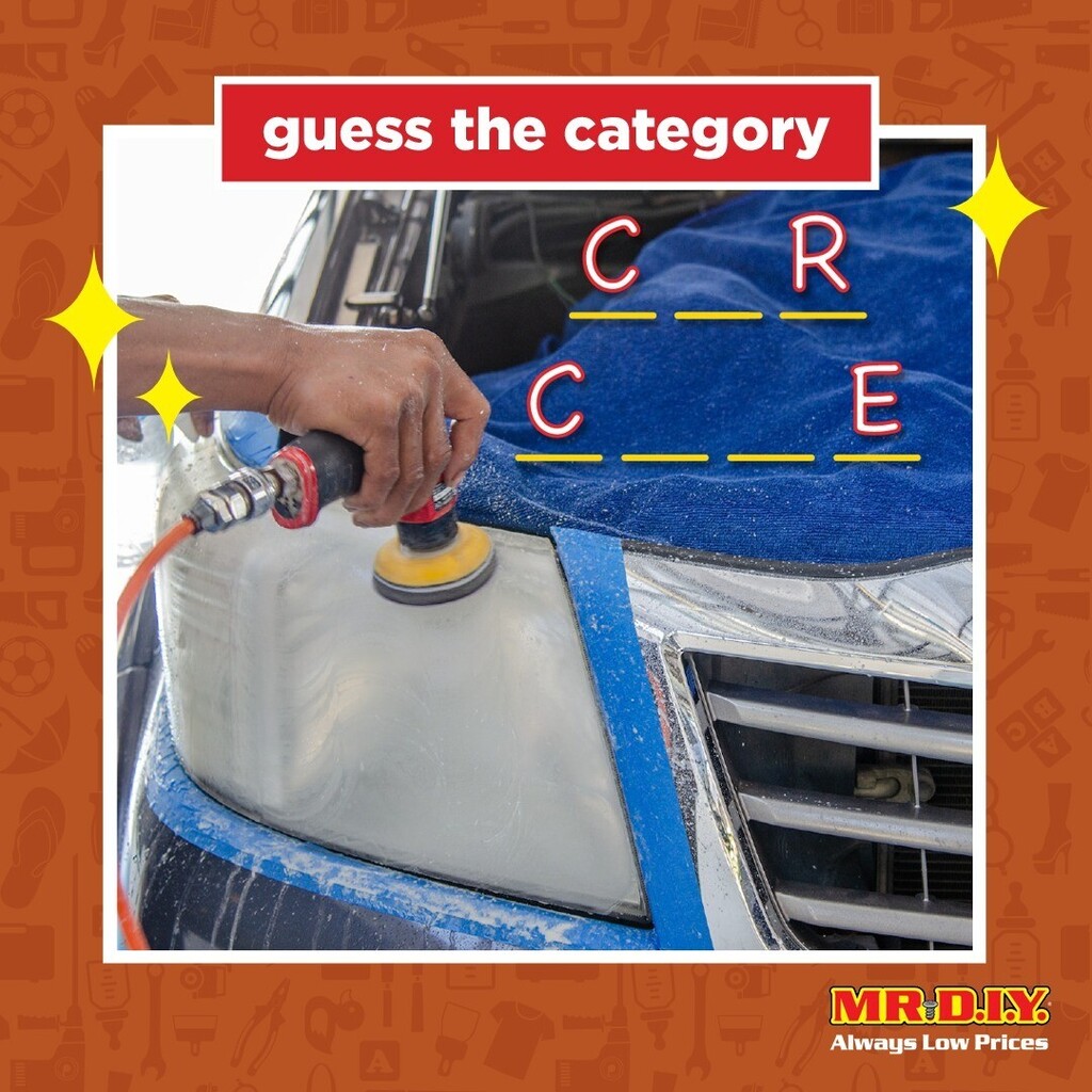 mrdiyPH's tweet photo. Fill in the blanks to guess the category! Here's a hint: don't think too hard or it'll DRIVE you crazy.

#MRDIY #DailyProductsForEveryone #AlwaysLowPrices #MRDIYTrivias #Trivias #MRDIYPH #AlwaysFunforEveryone https://t.co/LBeEbu96Rg