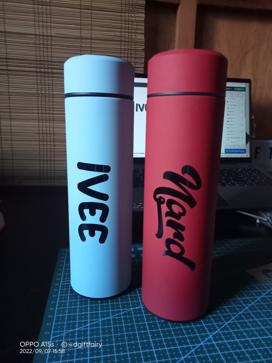 eachelmycorner's tweet photo. customized tumblers and outdoor vinyl stickers! #stickers #vinylstickers #tumblers #flask #dgiftfairy https://t.co/ZYFGSCMdMo