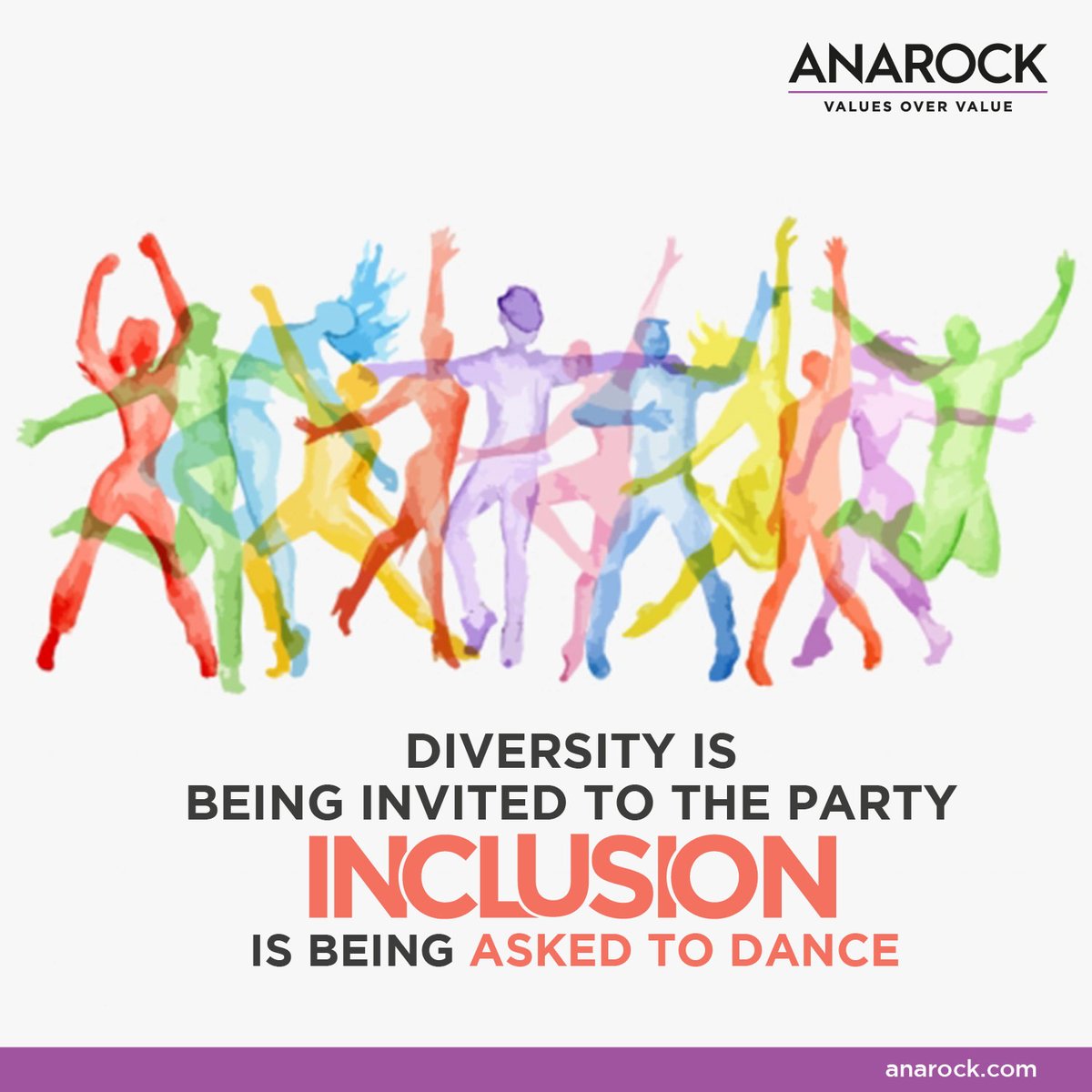 ANAROCK's tweet photo. Diversity doesn’t look like anyone. It looks on everyone.
#positivevibes #inclusionmonth #inclusion #diversity #mondaymotivation #mondayquotes #all4one #baazijeetki #valuesovervalue #dei #lgbtq
#party #inclusiveculture #inclusiveculturesatwork #inclusionmatters https://t.co/zdN9V9kOey