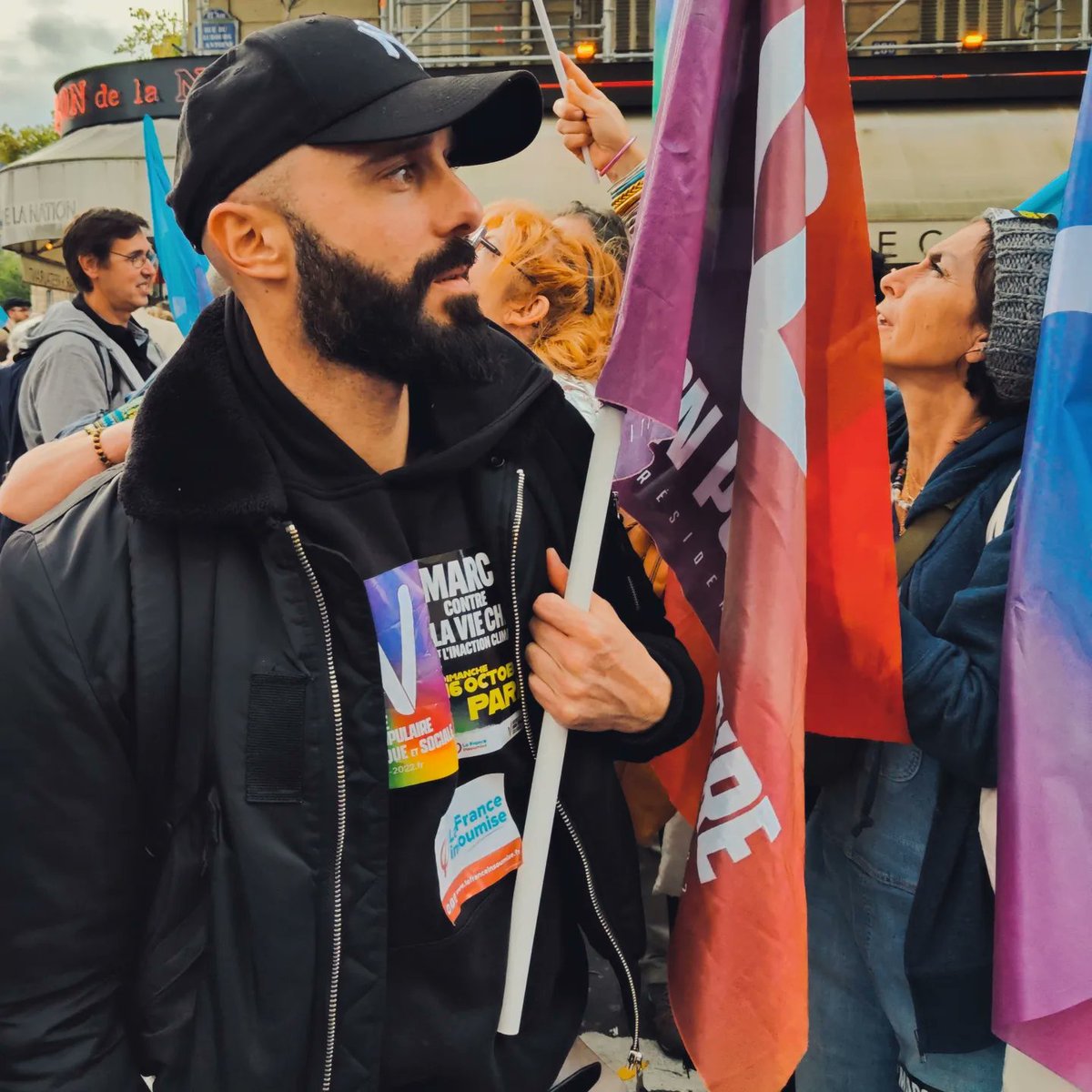 MathieuLFI's tweet image. 140 000 personnes contre la vie chère et l&apos;inaction climatique à Paris 🔥🙏🏻✊🏻

On est là pour faire mieux 🔥

#sciamotuttiantifascisti
#Nupes 
#UnionPopulaire
#FranceInsoumise