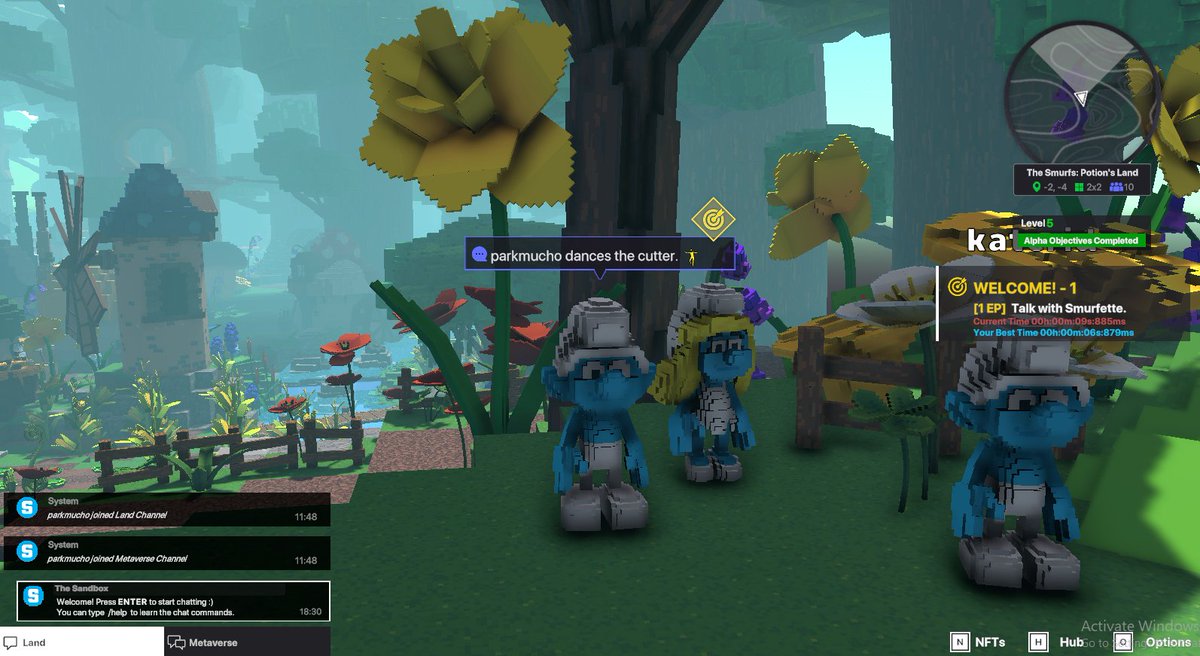 MuchoParker's tweet photo. @TheSandboxGame wow ! I just participated in The Smurfs Giveaway for a chance to win a Season 3 Alpha Pass! Check out my screenshot below! 👇 https://t.co/WgTwT2Qobw