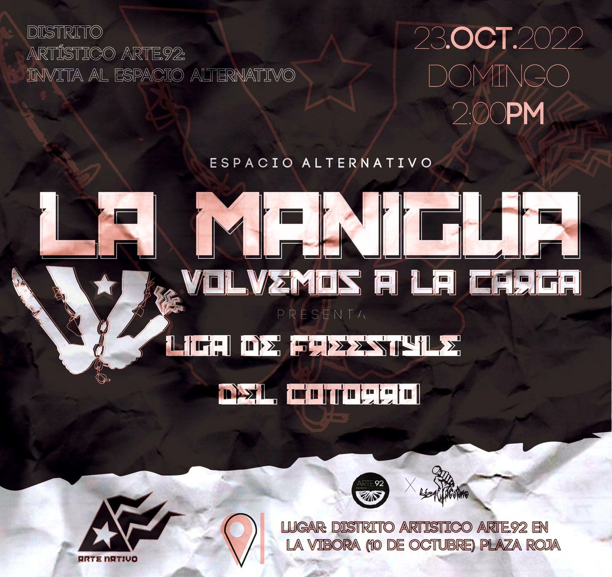 El próximo domingo estaremos en la segunda jornada de filtros de La Manigua, me dicen unas voces por ahí que hay un evento grande en el aire para los clasificados...