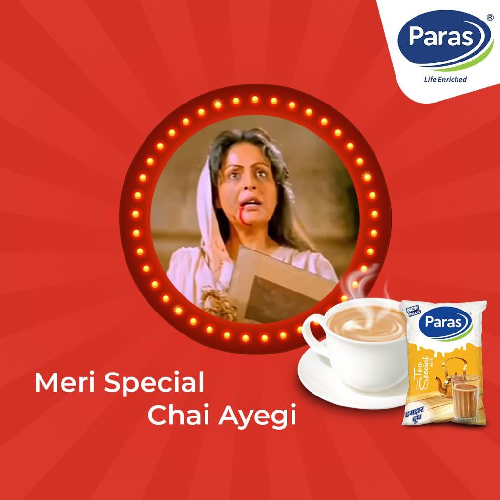 MilkkParas's tweet photo. Subah ki special chai ka hum isi tarah intezaar karte hain jaise Durga Singh Karan aur Arjun ka wait kar rahi thi 🥹
.
.
.
#parasmilk #chai #milk #parasmilk #bollywood #homour https://t.co/WJsRH46yaM