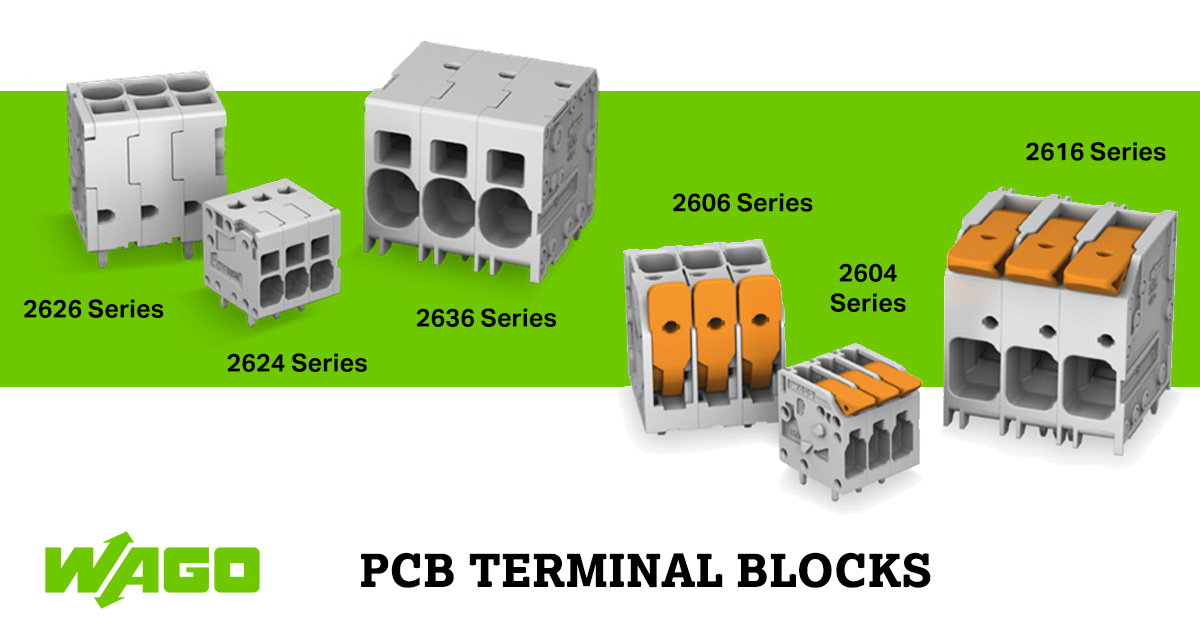 WAGOSingapore's tweet photo. The #WAGO #PCB #TerminalBlocks for #PowerElectronics is comprised of six lines – each model is equipped with handy #Push-in #CAGECLAMP® #connection, either with or without a #lever.
◘ Comprehensive product portfolio from 0.14 to 25mm²
https://t.co/I9miKJVxc3 #Wiring #ToolFree https://t.co/NHLtrtvf18