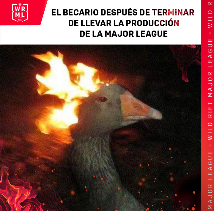 scionesps's tweet photo. Alguien denle una torta al becario! 😰
#WRML22 #MajorLeagueMemes #WildRift https://t.co/0WwXjoQTbR