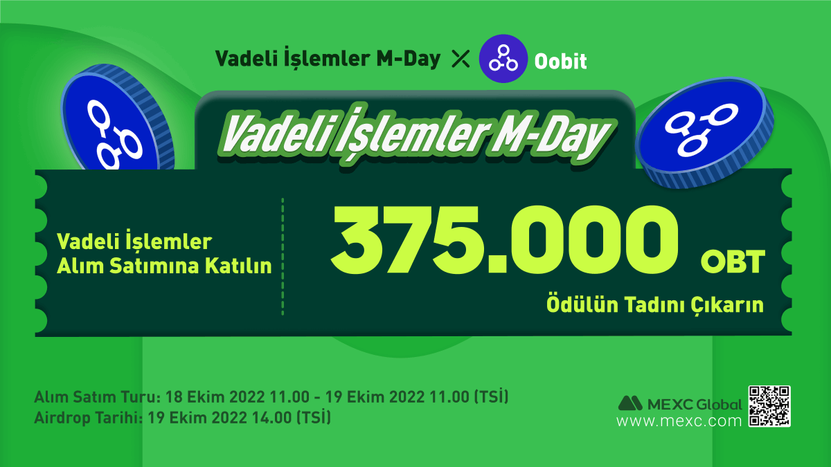 MEXC_Topluluk's tweet photo. 💰 #MEXCTürkiye @oobit $OBT M-Day Etkinliği
​
🏆 100 Kişiye Toplam 500 $USDT Vadeli İşlem Deneyim Bonusu!
​
📌 Katıl: https://t.co/zTBk8b8EX2
​
📌 M-Day: https://t.co/y5sVPqRQwP
​
✅ Takip: @MEXC_TR
✅ Abone Ol: https://t.co/7kSYDGEN0U
✅ Beğen
✅ Alıntıla 5 kişi etiketle https://t.co/CQzKAE4Cem