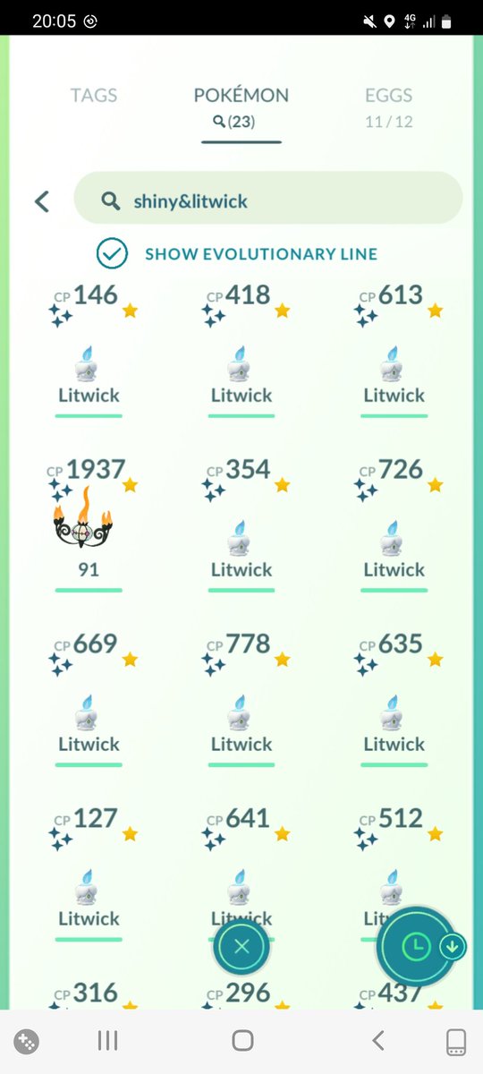 KevinBeylemans's tweet photo. 🕯🕯🕯🕯🕯🕯🕯🕯🕯🕯🕯🕯🕯
CD Litwick; casual grind this time. 
500 caught
1mil XP
About 700XL candy
23✨️
No hundo
Need to do about 300 more trades with litwick, so maybe a hundo is still possible 🤞🤞🤞
#PokemonGO #LitwickCommunityDay https://t.co/8McNhY1ZxC