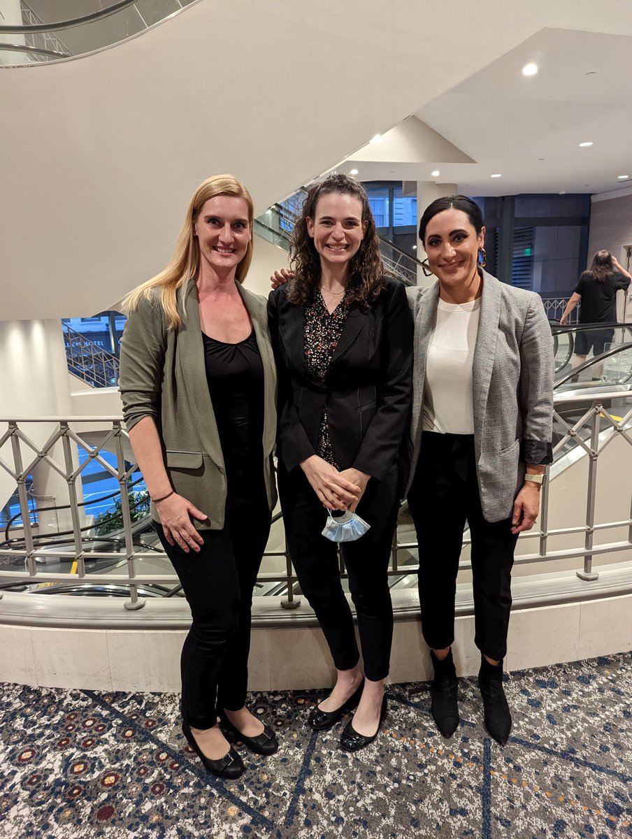 mmPharmD's tweet photo. Great night at #ACCPGC22 & the @accpinfdprn business meeting. Thank you @WiyannaMission for asking me & @AthenaLVHobbs to present at the #BCACP session. Awesome to see some Boston contingent too! https://t.co/u4GQp0hC8Z