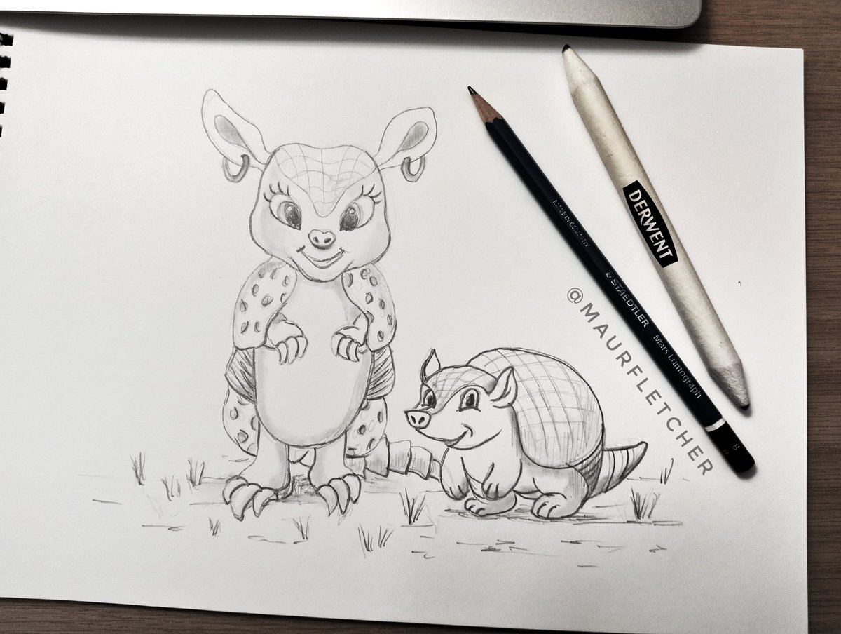 #inktober2022 prompt day 15 and 16, Armadillo and Fowl.

#artwork #ArtistOnTwitter #Artist #sketchbook #ChildrensBooks #inktober