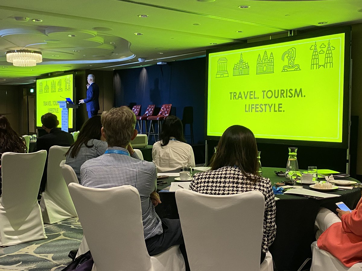 It’s all happening at @TravMediaAsia #IMMAsia in Singapore. Talking pitch strategies - what works and what doesn’t, sustainable tourism and the travel economy in “post-Covid” times.