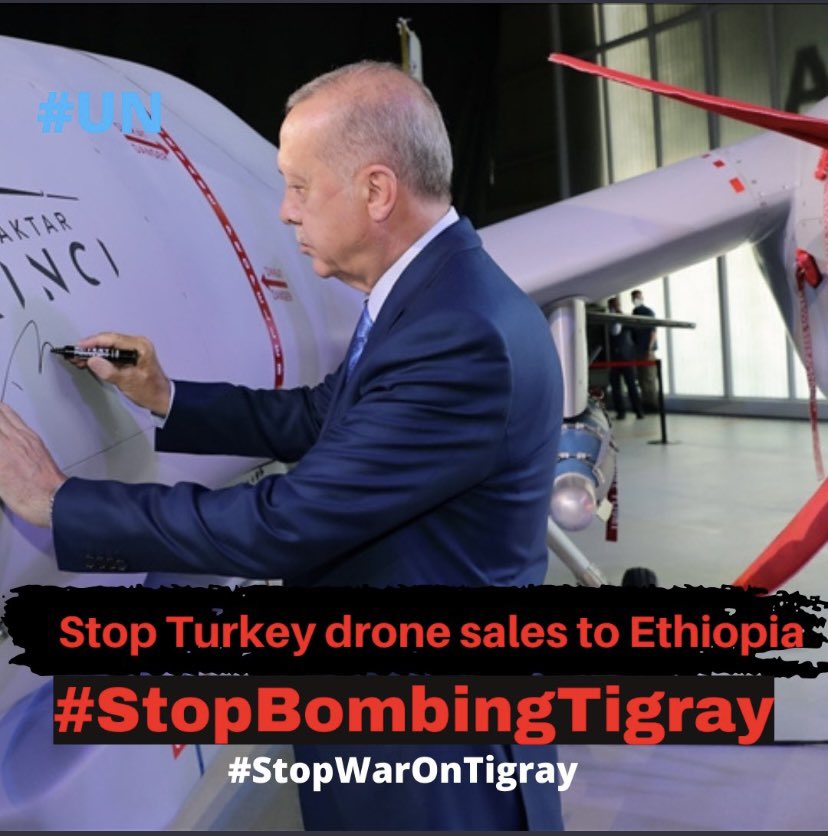 #UAE & #Turkey are providing #Abiy & #Isaias with armed drones and military personnel to operate it in support of #TigrayGenocide.   
@POTUS @SecBlinken @MikeHammerUSA @EU_Commission @JanezLenarcic #WMHD2022 @VVD #TigrayUnderAttack #StopBombingTigray