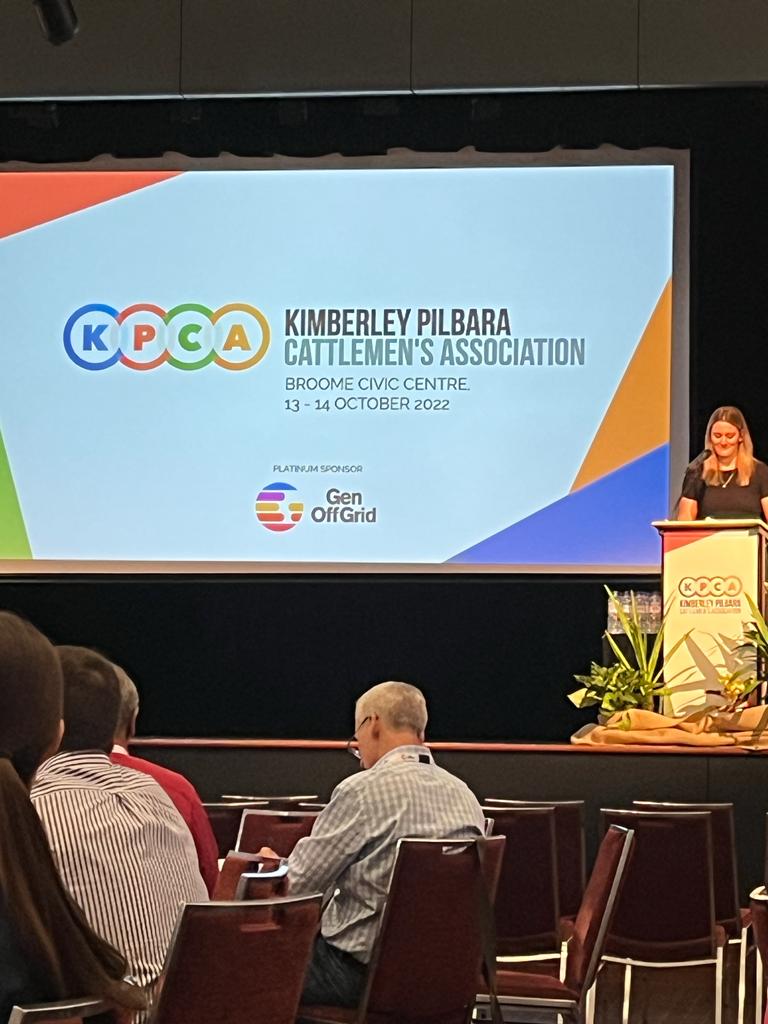 ThompsonRedwood's tweet photo. Thanks for having us Kimberley Pilbara Cattlemen's Association for #KPCA2022 in Broome. We were proud supporters of this event and it was great to catch up with producers on the needs of the pastoral supply chain. @KPCAssoc https://t.co/yBepcJ7HRZ