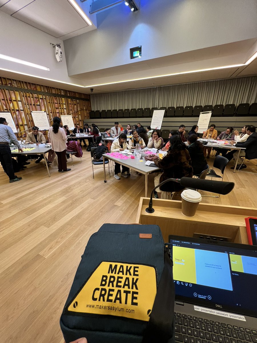 Day 1 at <a href="/CambridgeJBS/">Cambridge Judge</a> 
Had the opportunity to do a session as part of the Excellence in schools Leadership Programme, for headmasters and principals of schools in India. On learning by Making and Frugal innovation <a href="/makersasylum/">Maker's Asylum</a>

Thank you <a href="/JaideepPrabhu/">Jaideep Prabhu</a> for having me!