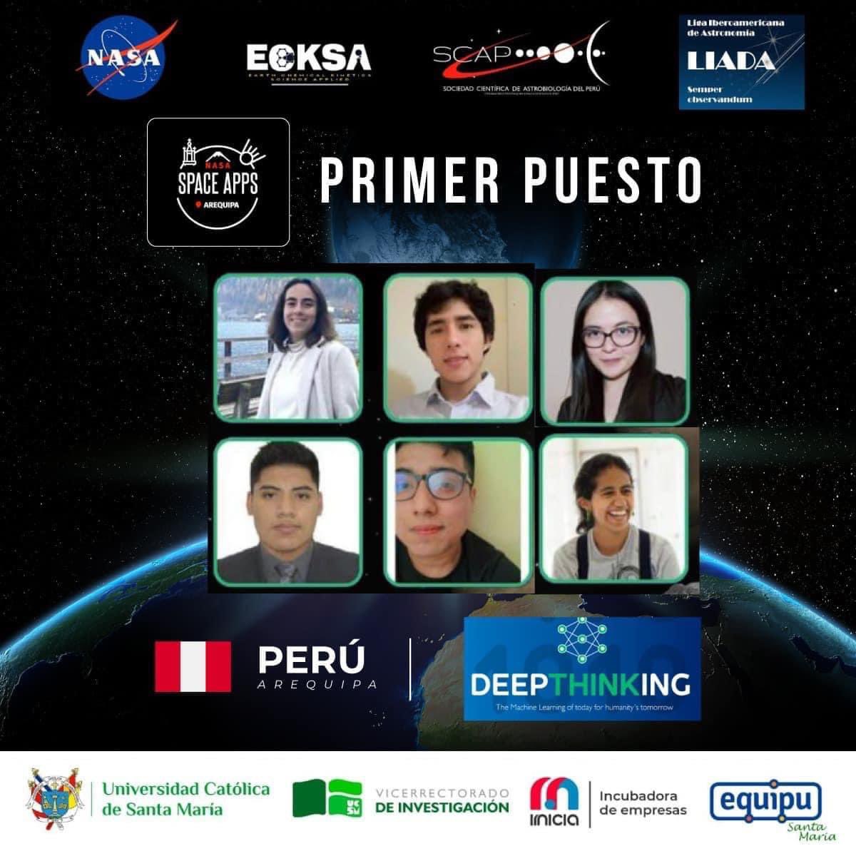 NASA international Space Apps Challenge AQP, Perú tweet media
