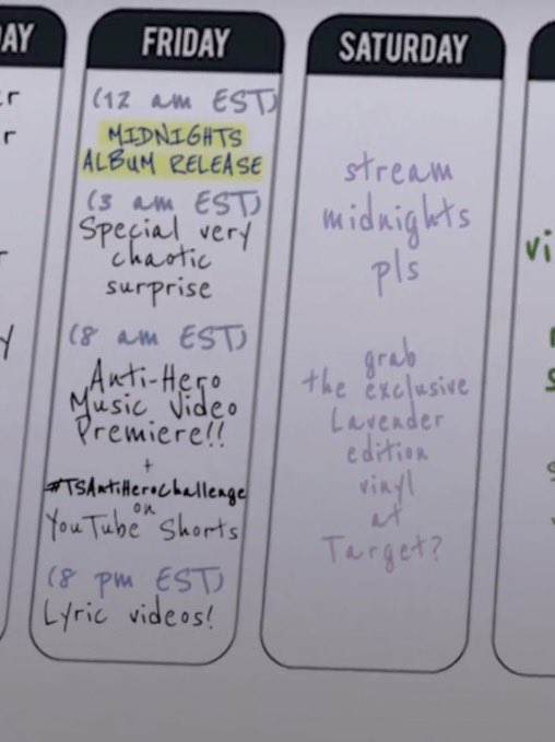 Taylor Throwbacks fan page on Twitter "TWO MUSIC VIDEOS ANTIHERO AND VIGILANTE SH!T! THIS