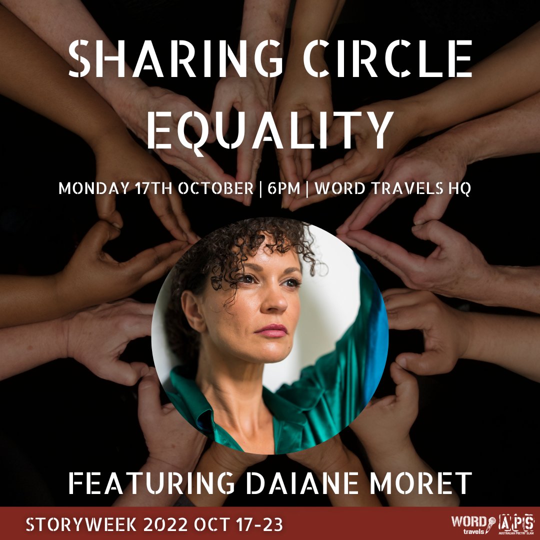 Story Week has officially begun! Join us this evening at 6pm for Sharing Circles: Equality featuring Daiane Moret - a live open discussion on race, gender, queerness, accessibility and more: wordtravels.info/story-week-202…