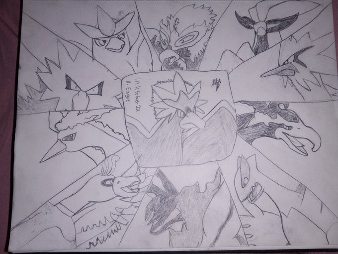 Still behind on #inktober, finished prompt 11 Eagle.  #drawing #pokemon #inktober2022 #pokemonfanart<a href="/tag/inktober"class="tags">#inktober</a><a href="/tag/drawing"class="tags"><span>#drawing</span></a><a href="/tag/pokemon"class="tags"><span>#pokemon</span></a><a href="/tag/pokemonfanart"class="tags"><span>#pokemonfanart</span></a><a href="/tag/inktober202"class="tags"><span>#inktober202</span></a>