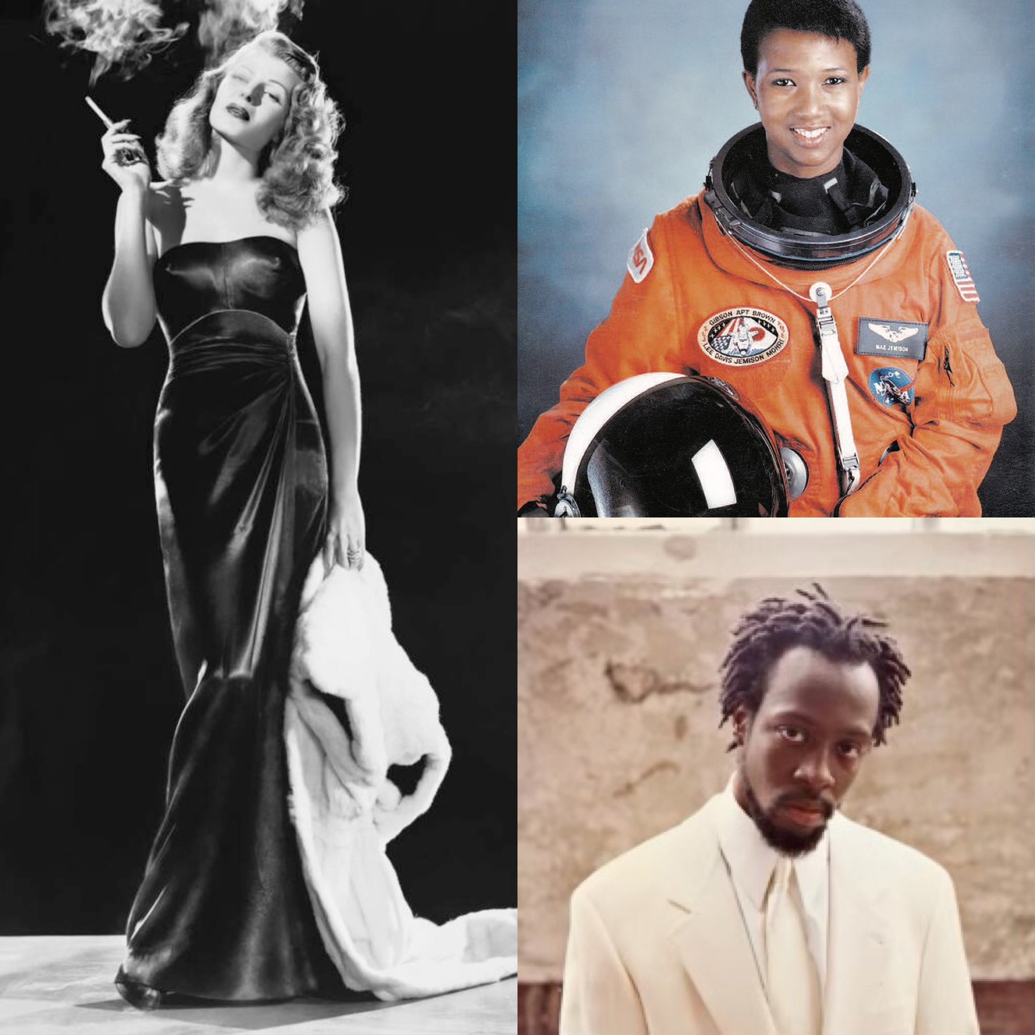 Happy Birthday Rita Hayworth, Mae C. Jemison, and Wyclef Jean   