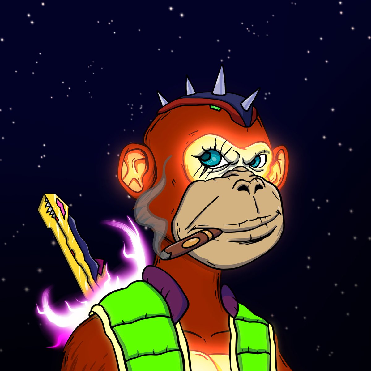 NotAnotherRugpl's tweet photo. @cnfthoarder @SpaceApeClub Loving the apes on this thread! #SACT #SACisback #SpaceApeClub https://t.co/lUASjllZkK