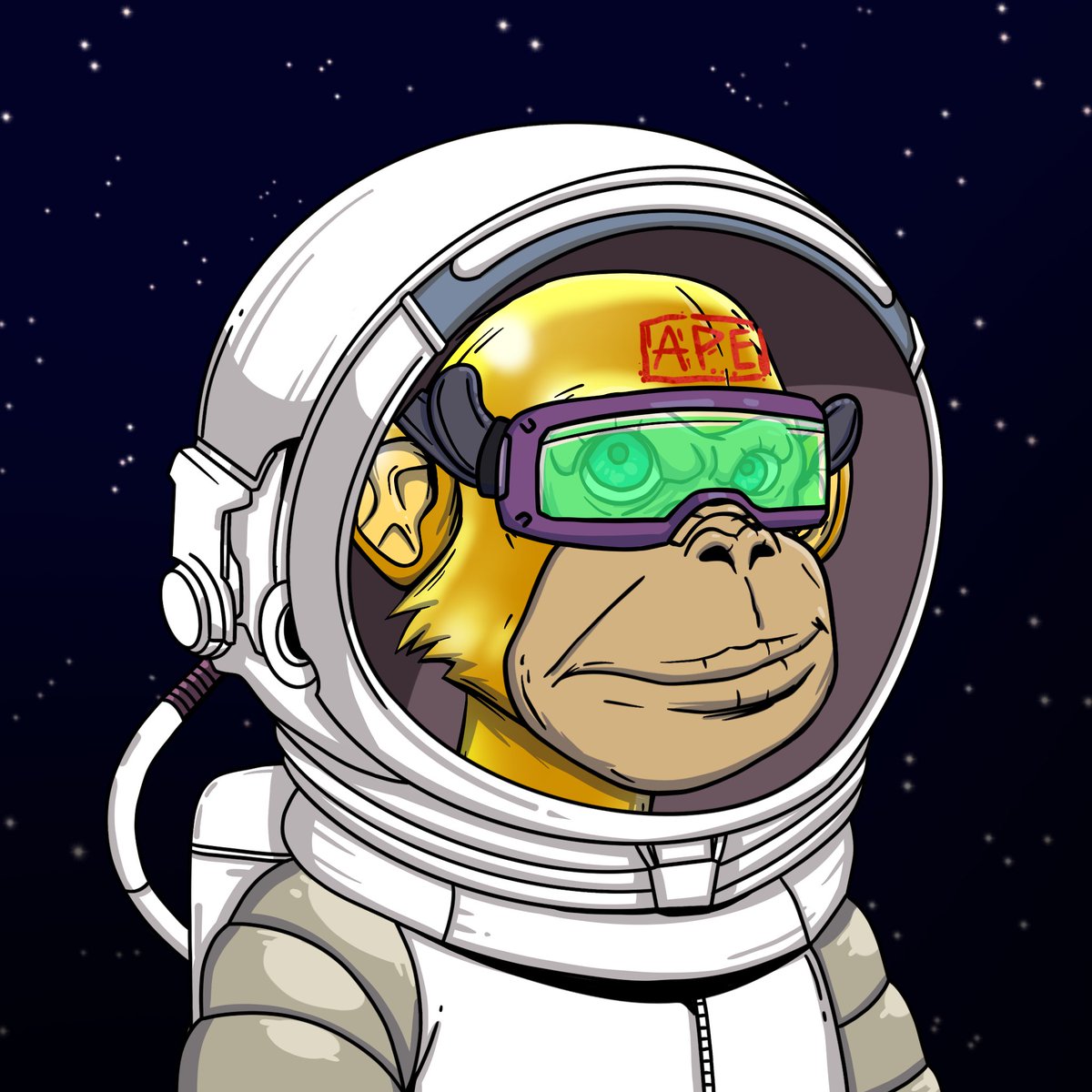 NotAnotherRugpl's tweet photo. @cnfthoarder @SpaceApeClub Loving the apes on this thread! #SACT #SACisback #SpaceApeClub https://t.co/lUASjllZkK