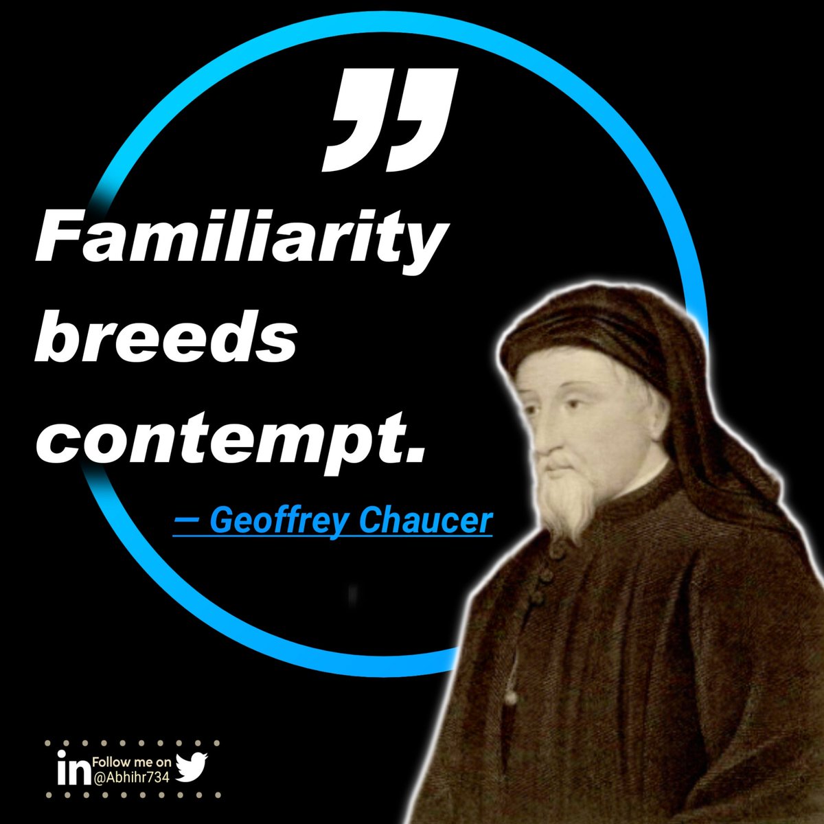Abhihr734's tweet photo. Geoffrey Chaucer Quote. @5am #quotes
.........................................................
#quotepictures #MotivationalQuotes #inspiringquotes #thoughts https://t.co/a4KVGatb1S