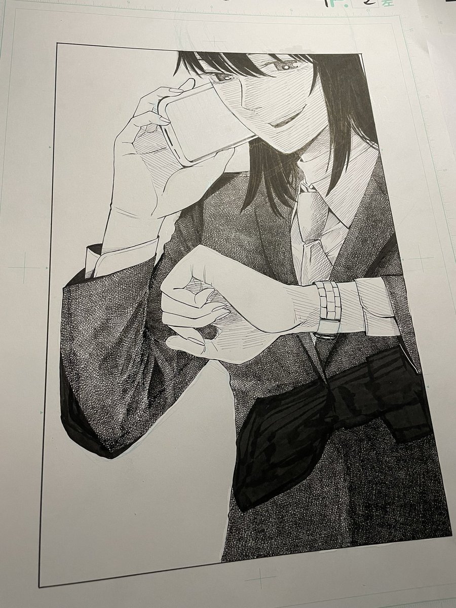「ドランク・インベーダー」4話無料公開しました!今回から急展開!!ただのお酒グルメ漫画じゃないぞ!
扉絵、作業中スタッフさんときたがわ翔先生の話題になり無性にカケアミ描きたくなり衝動描きしました。楽しかったけど研究が必要だ!
今回もミハルはかわいい。
↓4話
https://t.co/yna9jnvF62