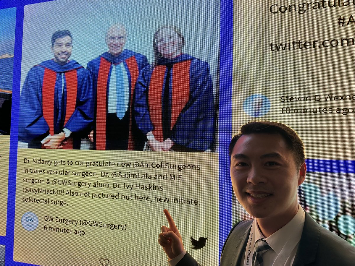 Matthew Ng, MD, FACS, FASCRS (@matthewngmd) on Twitter photo Missed the photo op but was able to get a photo with <a href="/GWSurgChair/">Anton N. Sidawy, MD MPH FACS DFSVS MAMSE</a> nevertheless. <a href="/GWSurgery/">GW Surgery</a> #ACSCC22 Missed the photo op but was able to get a photo with <a href="/GWSurgChair/">Anton N. Sidawy, MD MPH FACS DFSVS MAMSE</a> nevertheless. <a href="/GWSurgery/">GW Surgery</a> #ACSCC22