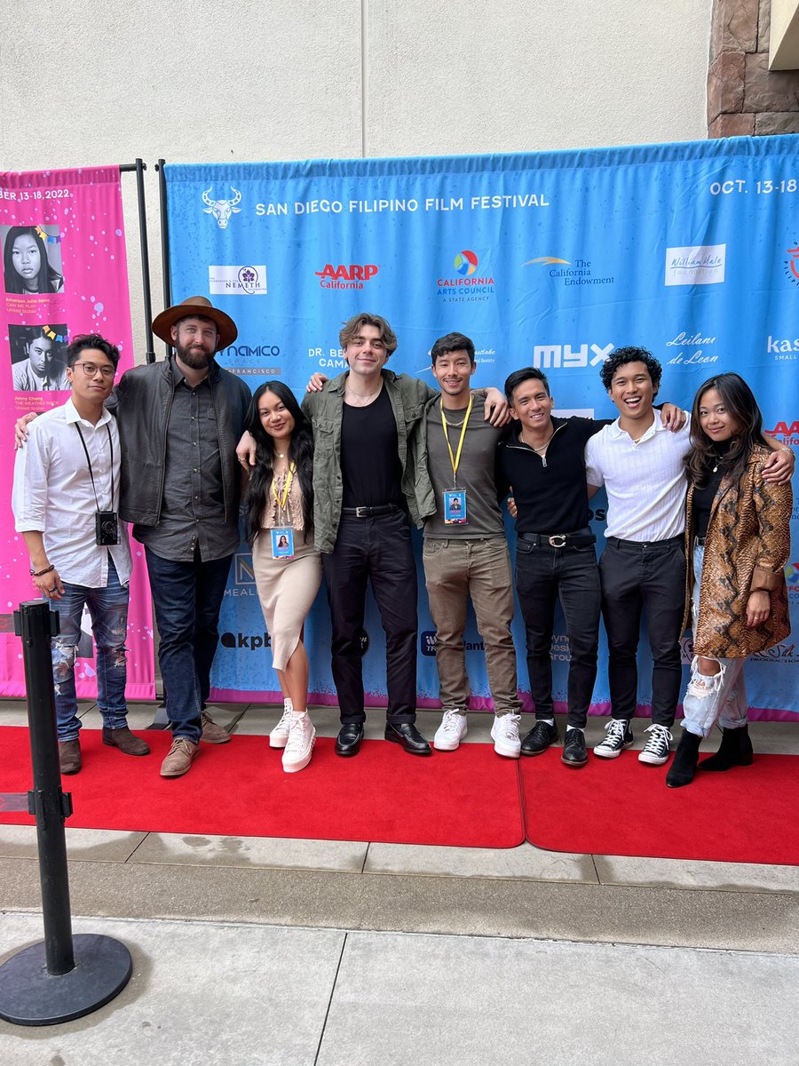 cherishgrace_'s tweet photo. Screening for our short film “Take Care” at the San Diego Filipino Film Festival! Written/directed/produced by Naomi Amante and Darren Keilan. Great job team!🎥👏🏼
#filmfestival #sandiegofilmfestival #sandiegofilipinofilmfestival #actors #acting #laactor #actor https://t.co/E1GeWfMKVw