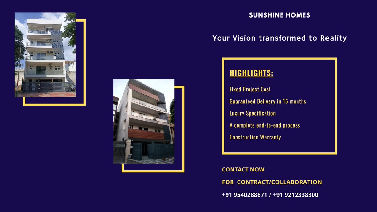 sssinghi's tweet photo. What's better than a hassle-free transition from vision to reality. 
Sunshine Homes is the best when it comes to collaboration for Luxury constructions. 

#Collaboration #greaternoida #property #Luxury #delhicollaboration #homedesign #brandcollaboration #plots #worksite https://t.co/KYZK6BQXQO